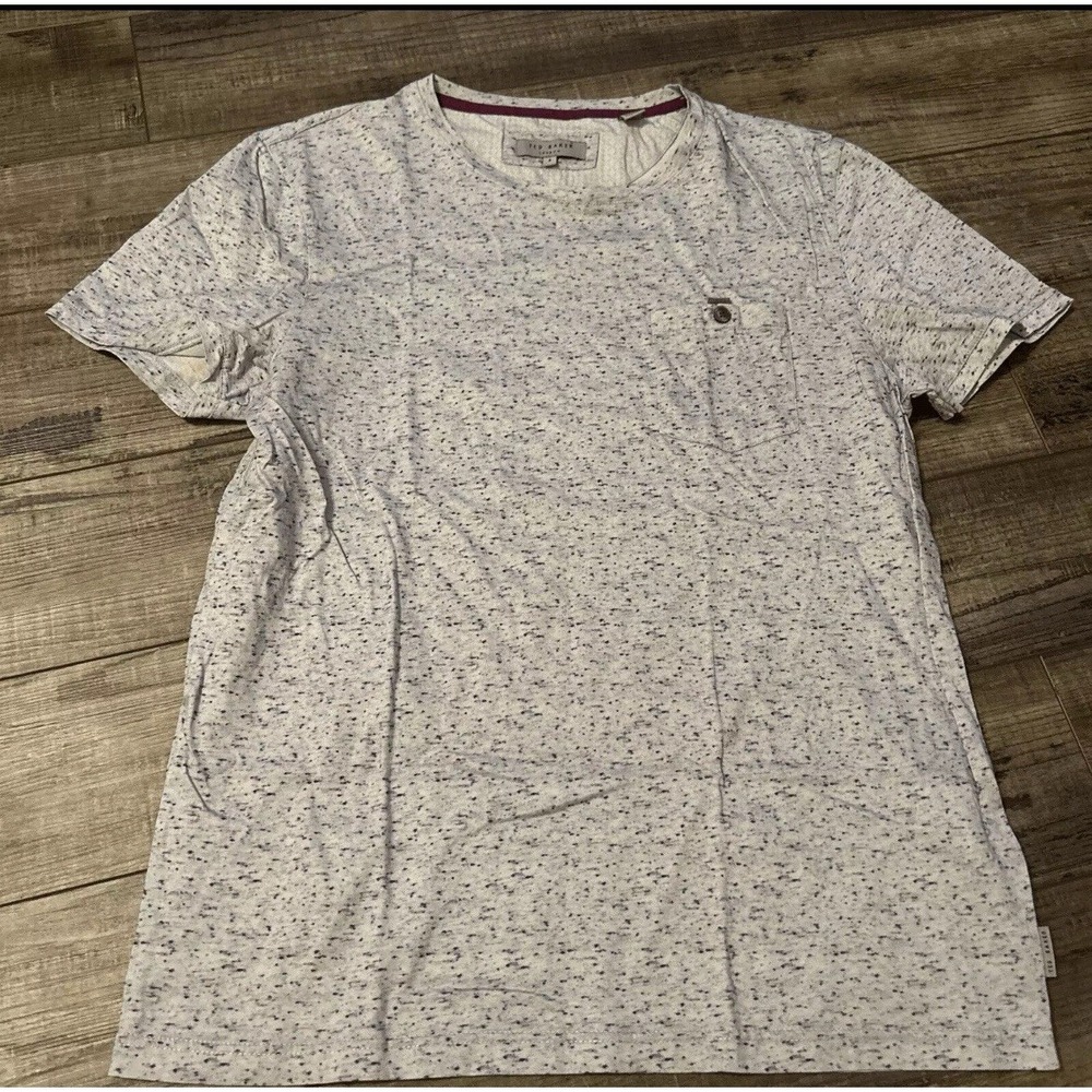 Ted Baker London Women's Shirt‎ Size 4 Gray Floral